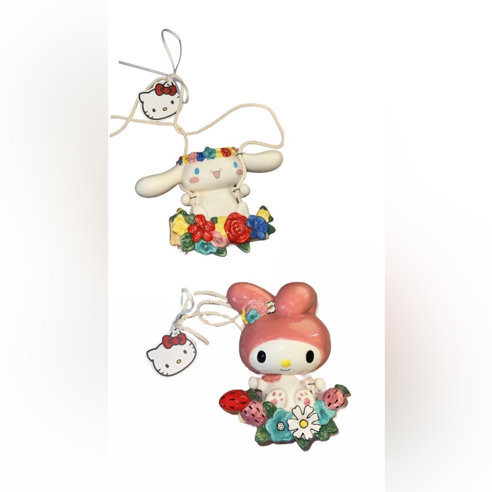 Hello kitty friends blue sky swing ceramic